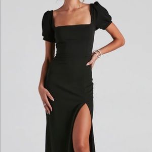 COPY - Denali Formal Puff Sleeve Long Dress